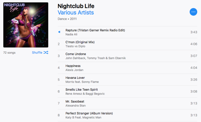 This image indicates the album as it appears in OSX iTunes with its distinctive cover